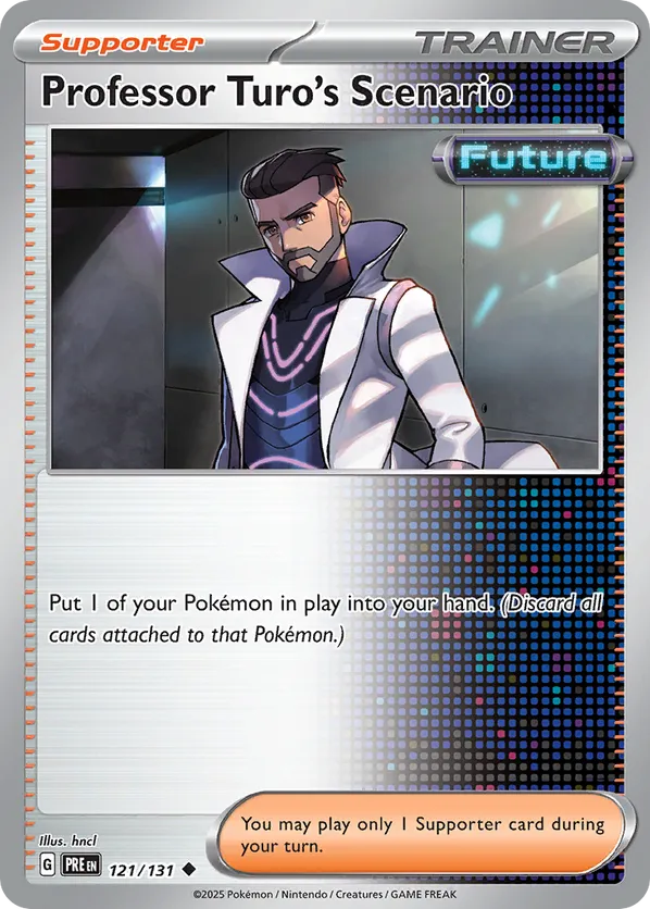 Professor Turo's Scenario 121/131 - Prismatic Evolutions (RH)