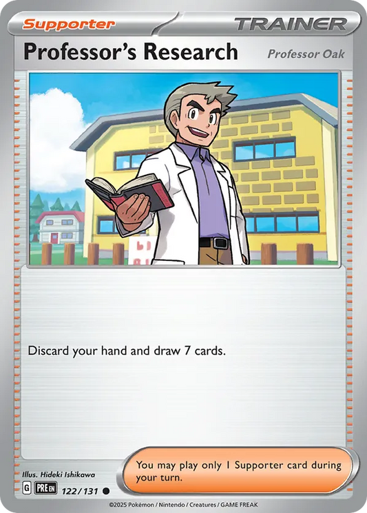 Professor's Research [Professor Oak] 122/131 - Prismatic Evolutions (RH)