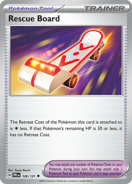Rescue Board (Poke Ball Pattern) 126/131 - Prismatic Evolutions (HO)