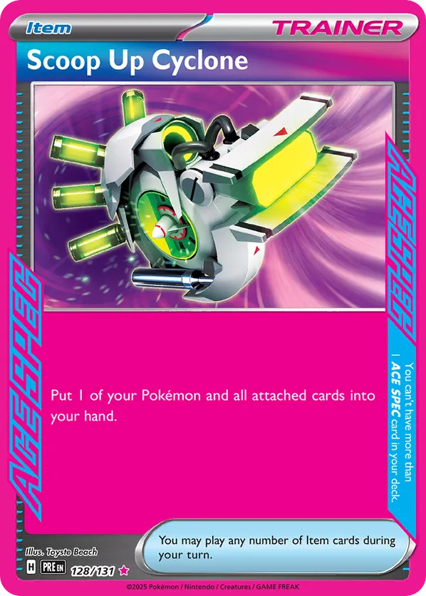 Scoop Up Cyclone 128/131 - Prismatic Evolutions (HO)