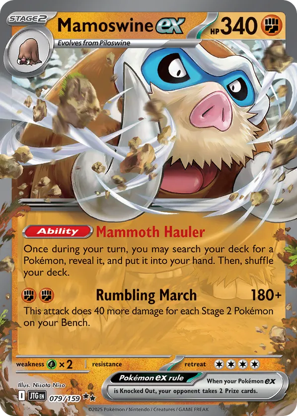 Mamoswine ex 079/159 - Journey Together (HO)