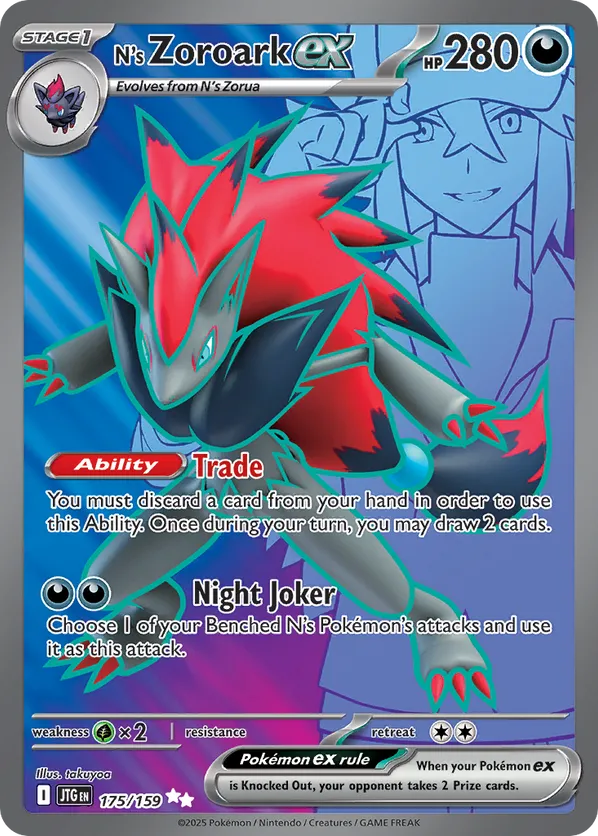 N's Zoroark ex 175/159 - Journey Together (HO)
