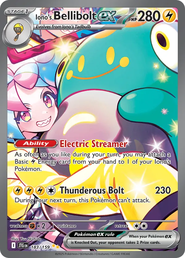 Iono's Bellibolt ex 183/159 - Journey Together (HO)