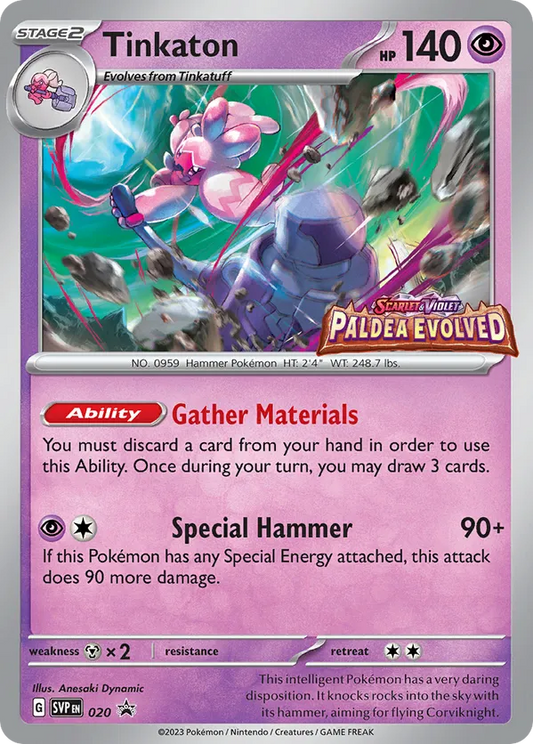 Tinkaton (Prerelease) 20 - Scarlet & Violet Promo (HO)