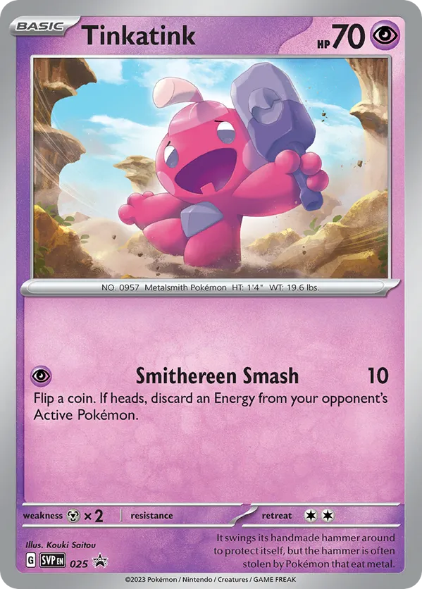 Tinkatink (Cosmo Holofoil) 25 - Scarlet & Violet Promo (HO)