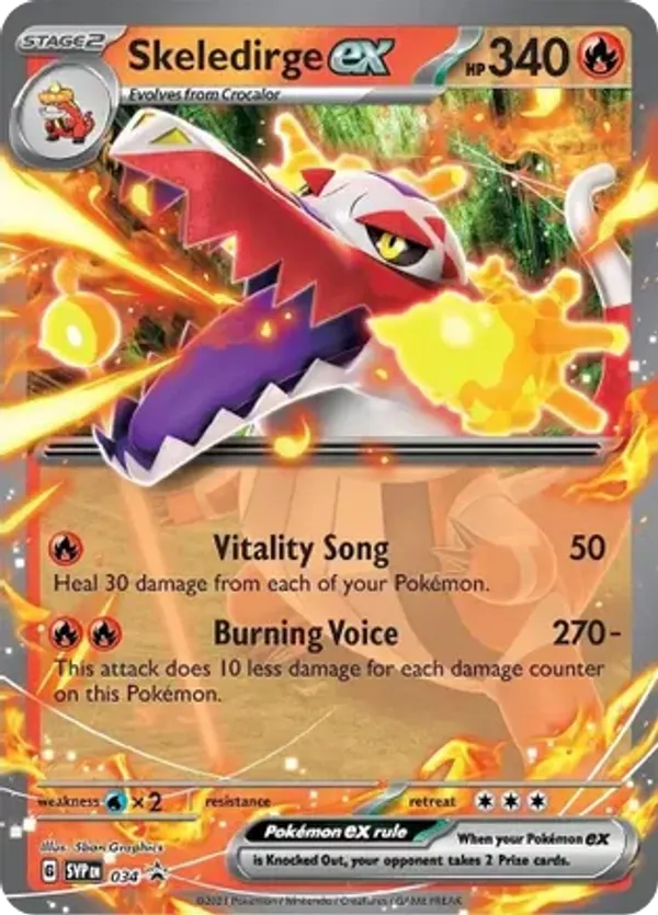 Skeledirge ex 34 - Scarlet & Violet Promo (HO)