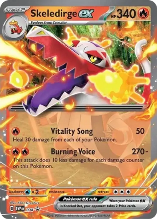 Skeledirge ex 34 - Scarlet & Violet Promo (HO)