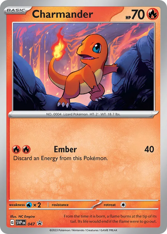 Charmander (Cosmos Holo) 47 - Scarlet & Violet Promo (HO)