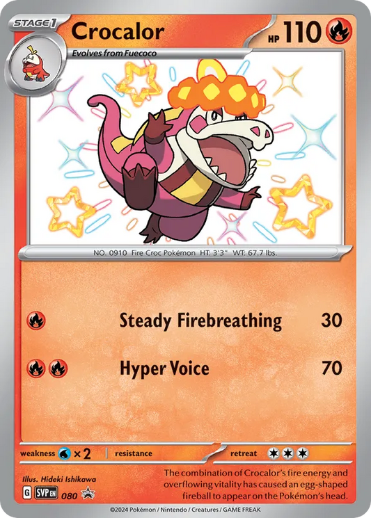 Crocalor 80 - Scarlet & Violet Promo (HO)