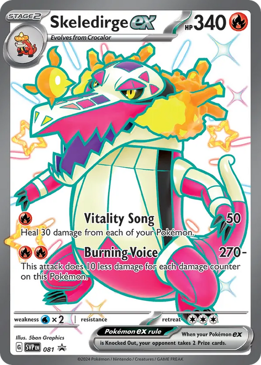 Skeledirge ex 81 - Scarlet & Violet Promo (HO)