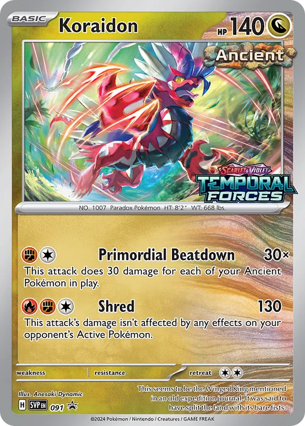 Koraidon (Prerelease) 91 - Scarlet & Violet Promo (HO)