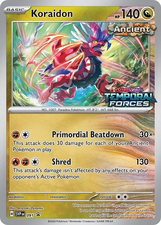 Koraidon (Prerelease) 91 - Scarlet & Violet Promo (HO)