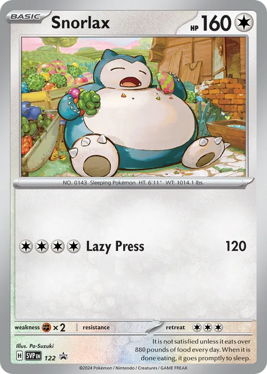 Snorlax (Cosmos) 122 - Scarlet & Violet Promo (HO)