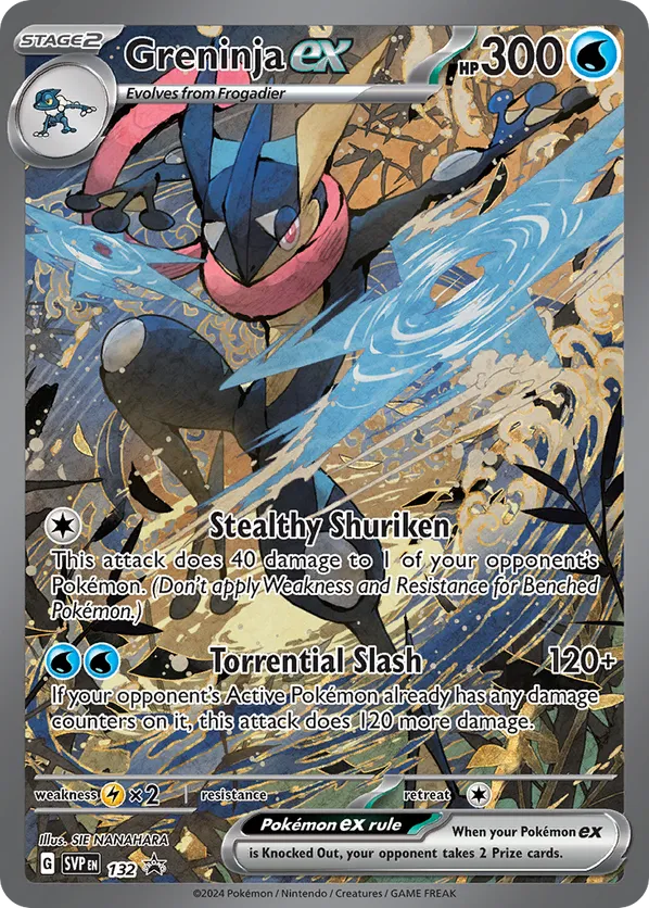 Greninja ex 132 - Scarlet & Violet Promo (HO)