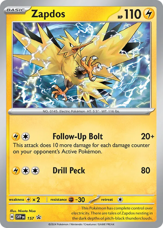 Zapdos 157 - Scarlet & Violet Promo (HO)