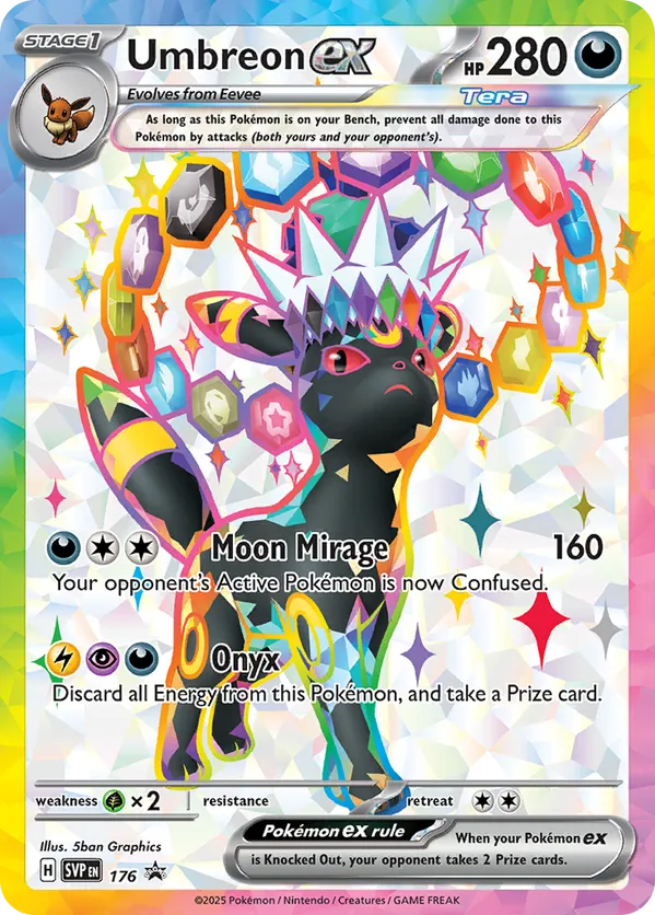 Umbreon ex - 176 SVP 176 - Scarlet & Violet Promo (HO)