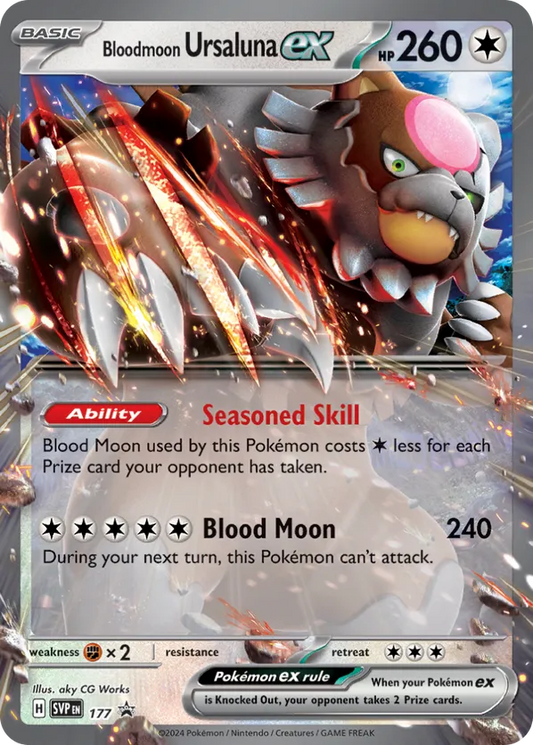 Bloodmoon Ursaluna ex 177 - Scarlet & Violet Promo (HO)