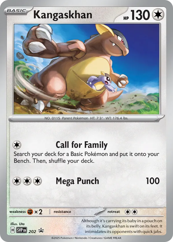 Kangaskhan - 202 (Cosmos Holo) 202 - Scarlet & Violet Promo (HO)
