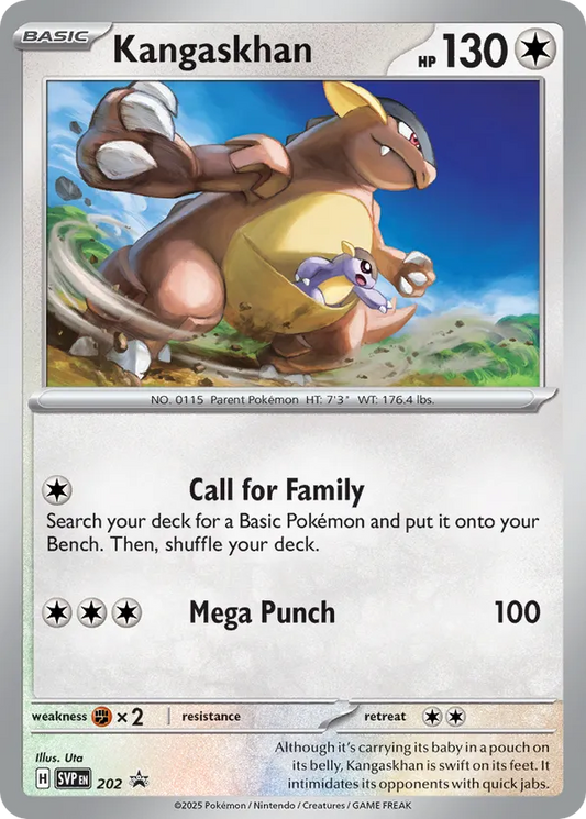 Kangaskhan - 202 (Cosmos Holo) 202 - Scarlet & Violet Promo (HO)