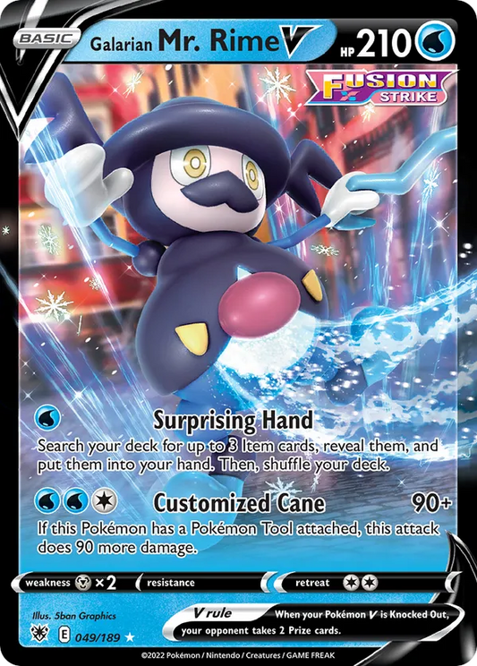 Galarian Mr. Rime V 049/189 - Astral Radiance (HO)