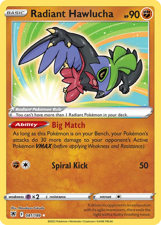 Radiant Hawlucha 081/189 - Astral Radiance (HO)