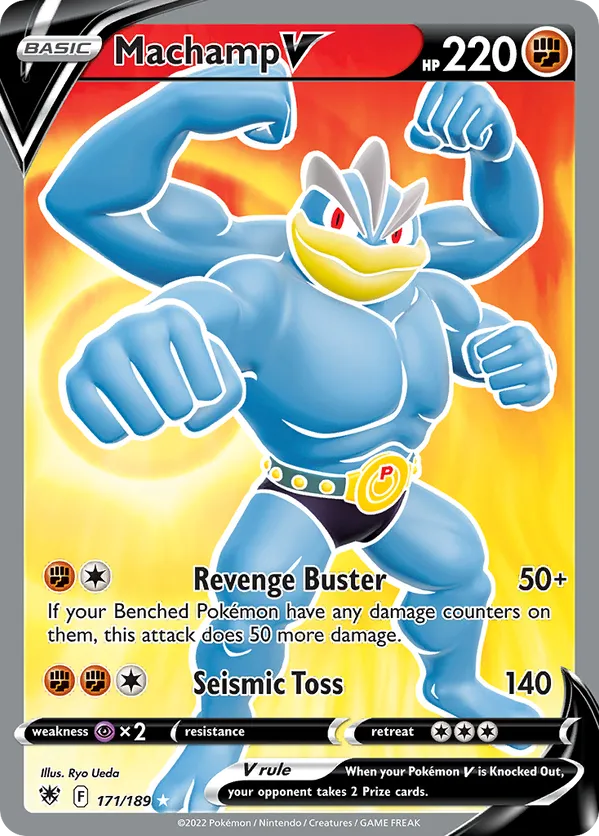 Machamp V (Full Art) 171/189 - Astral Radiance (HO)