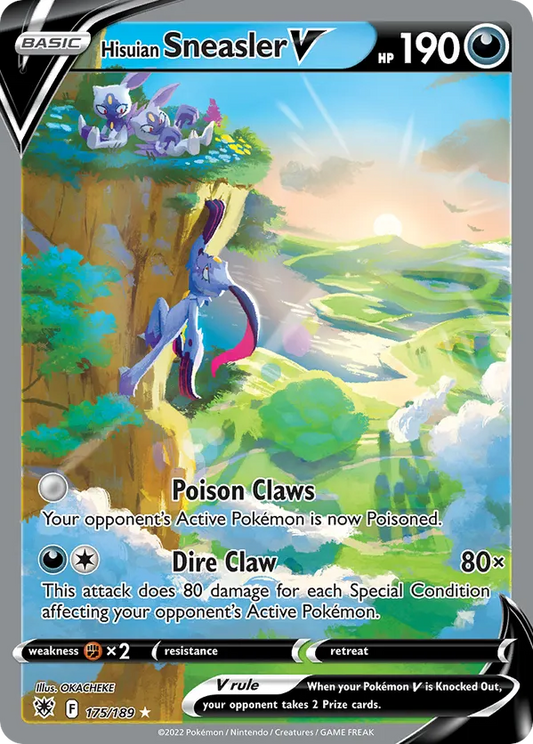 Hisuian Sneasler V (Alternate Full Art) 175/189 - Astral Radiance (HO)