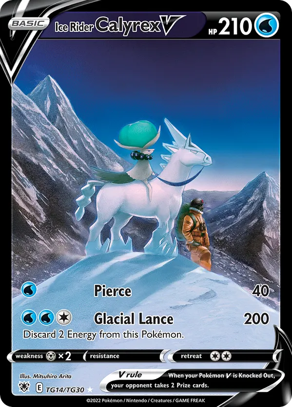 Ice Rider Calyrex V TG14/TG30 - Astral Radiance Trainer Gallery (HO)