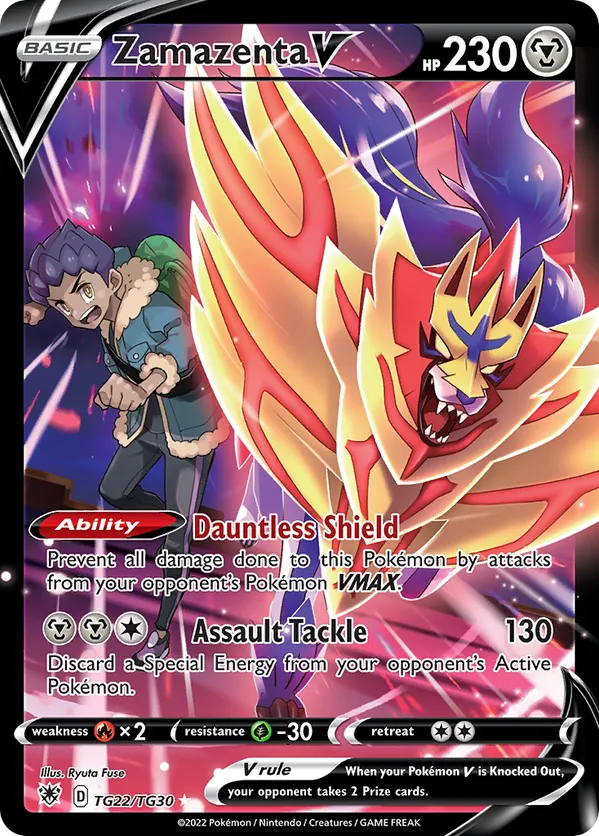 Zamazenta V TG22/TG30 - Astral Radiance Trainer Gallery (HO)