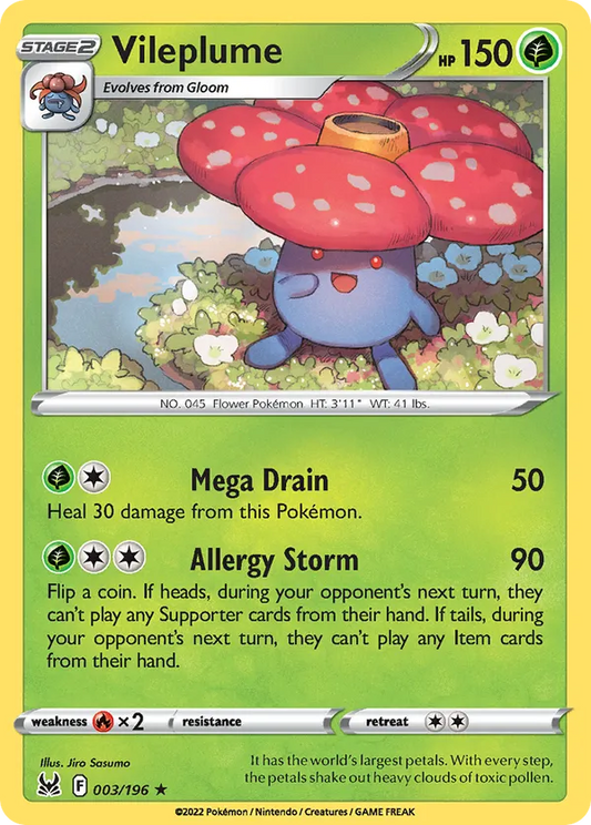 Vileplume 003/196 - Lost Origin