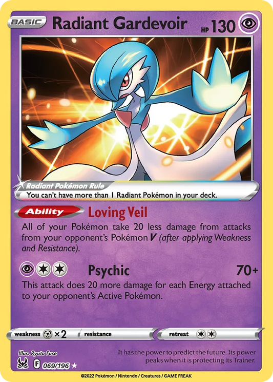 Radiant Gardevoir 069/196 - Lost Origin (HO)