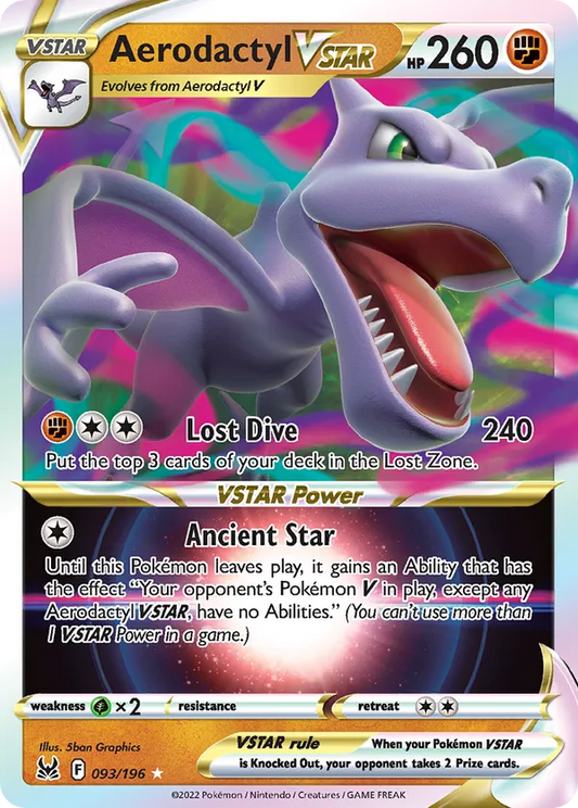 Aerodactyl VSTAR 093/196 - Lost Origin (HO)
