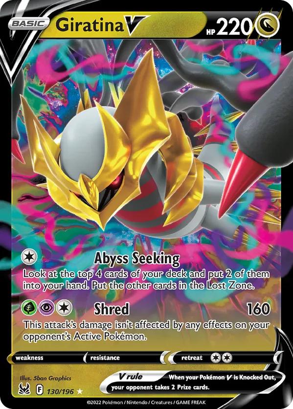 Giratina V 130/196 - Lost Origin (HO)