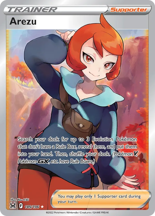 Arezu (Full Art) 189/196 - Lost Origin (HO)