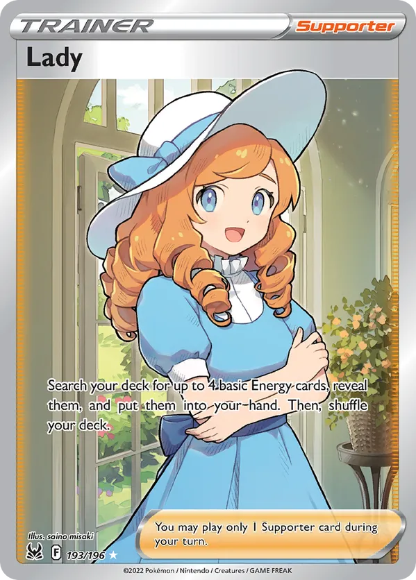 Lady (Full Art) 193/196 - Lost Origin (HO)