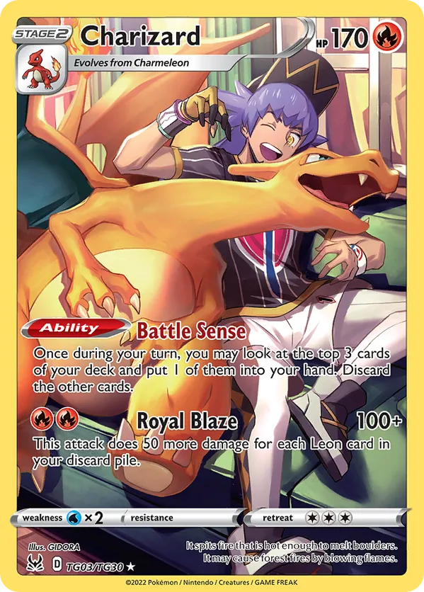 Charizard TG03/TG30 - Lost Origin Trainer Gallery (HO)
