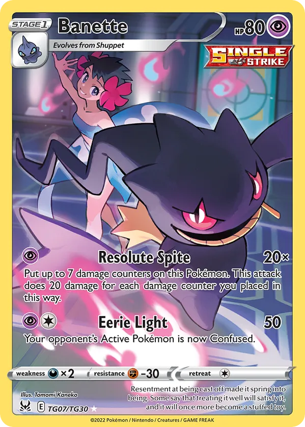 Banette TG07/TG30 - Lost Origin Trainer Gallery (HO)