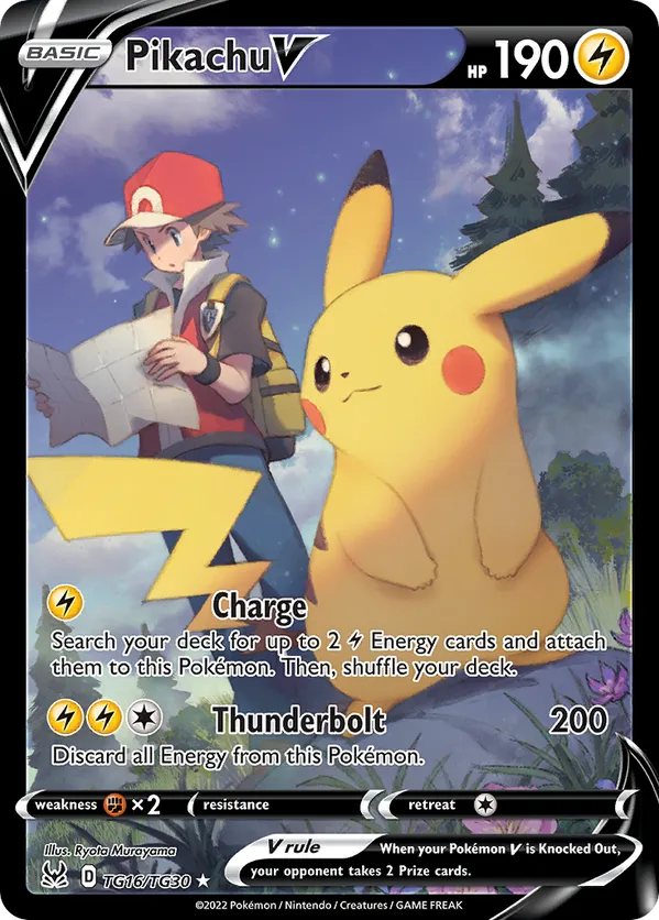 Pikachu V TG16/TG30 - Lost Origin Trainer Gallery (HO)