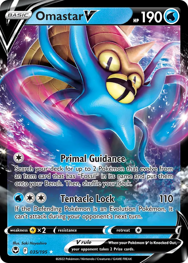 Omastar V 035/195 - Silver Tempest (HO)