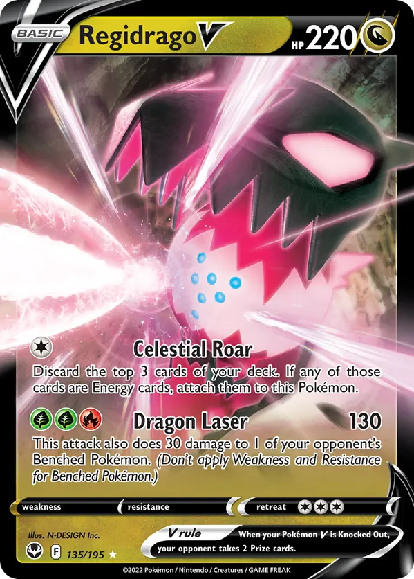 Regidrago V 135/195 - Silver Tempest (HO)