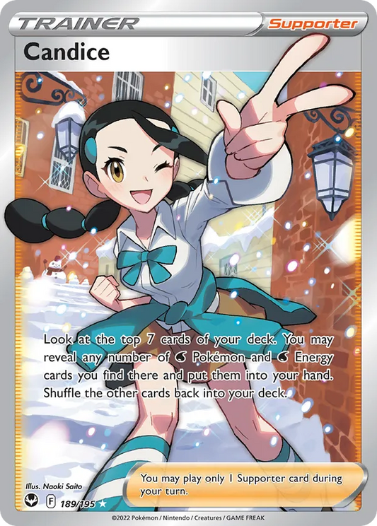 Candice (Full Art) 189/195 - Silver Tempest (HO)