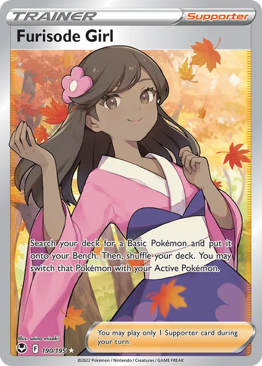 Furisode Girl (Full Art) 190/195 - Silver Tempest (HO)