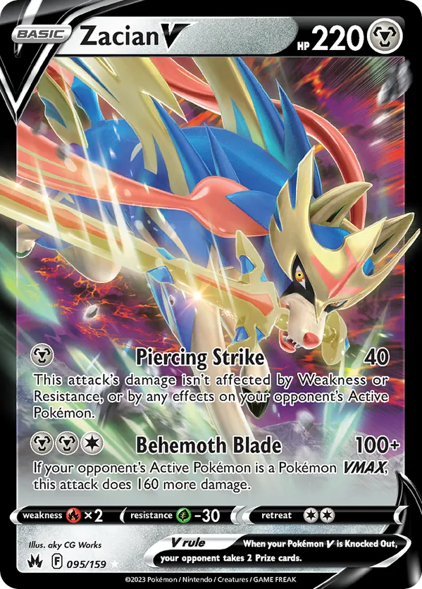 Zacian V 095/159 - Crown Zenith (HO)