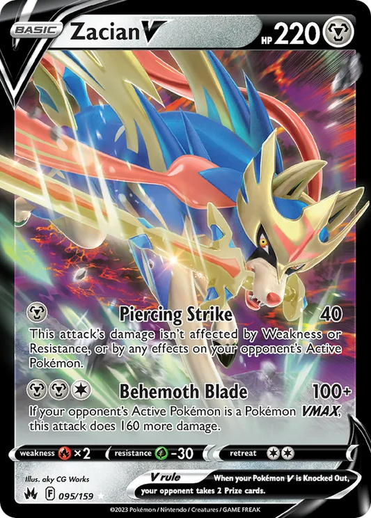 Zacian V 095/159 - Crown Zenith (HO)