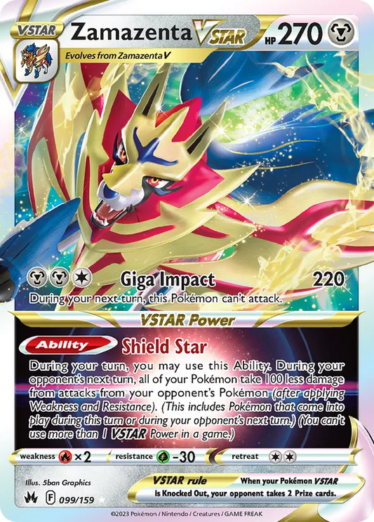 Zamazenta VSTAR 099/159 - Crown Zenith (HO)