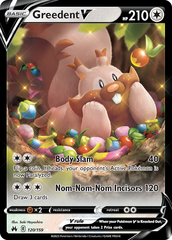Greedent V 120/159 - Crown Zenith (HO)