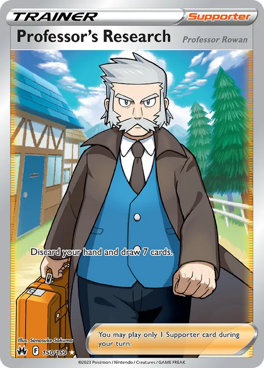 Professor's Research (Full Art) 150/159 - Crown Zenith (HO)