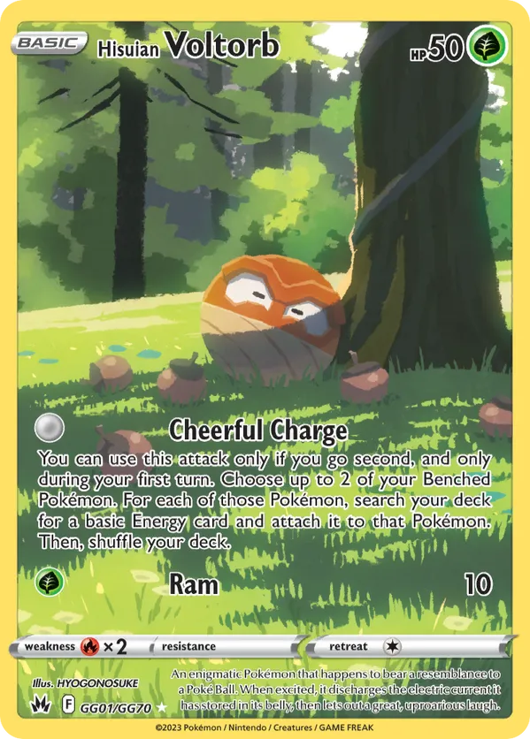 Hisuian Voltorb GG01/GG70 - Crown Zenith: Galarian Gallery (HO)