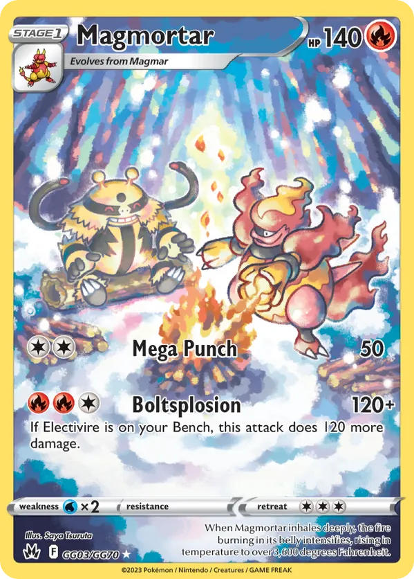 Magmortar GG03/GG70 - Crown Zenith: Galarian Gallery (HO)