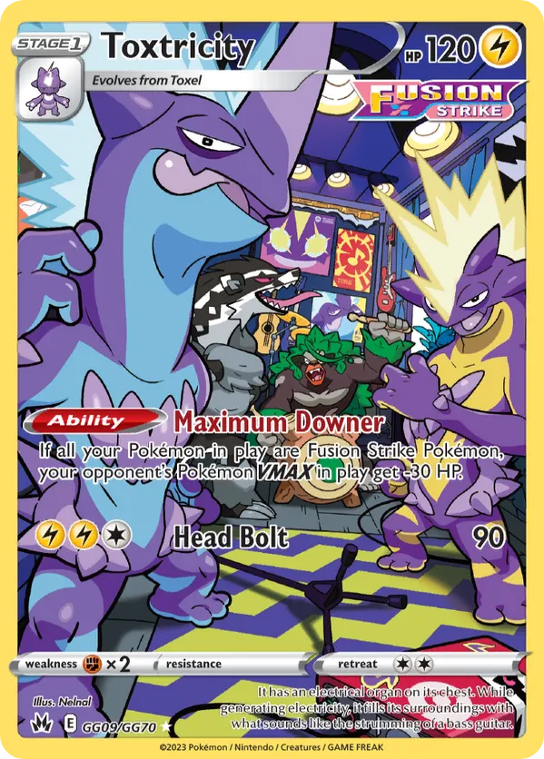 Toxtricity GG09/GG70 - Crown Zenith: Galarian Gallery (HO)